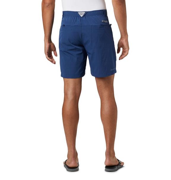 Columbia PFG Permit III Shorts Blue For Men's NZ6184 New Zealand